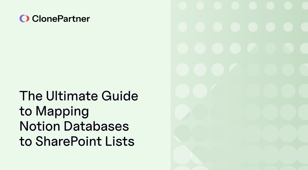 The Ultimate Guide to Mapping Notion Databases to SharePoint Lists