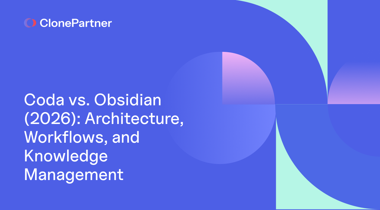 Coda vs. Obsidian (2026): Architecture, Workflows, and Knowledge Management