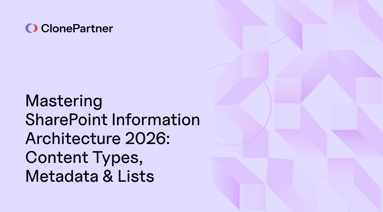 Mastering SharePoint Information Architecture 2026: Content Types, Metadata & Lists