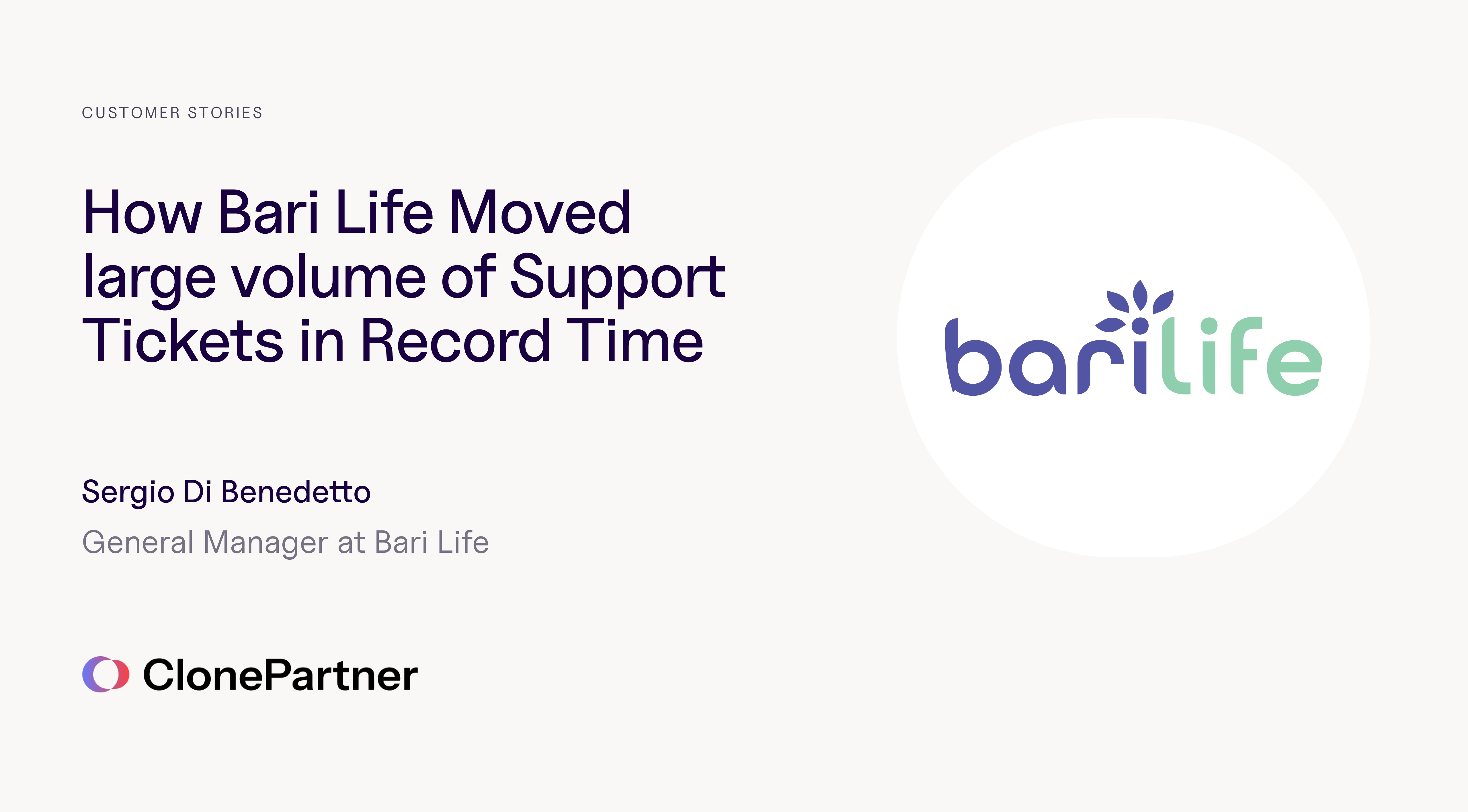 How Bari Life Moved large volume of Support Tickets in Record Time