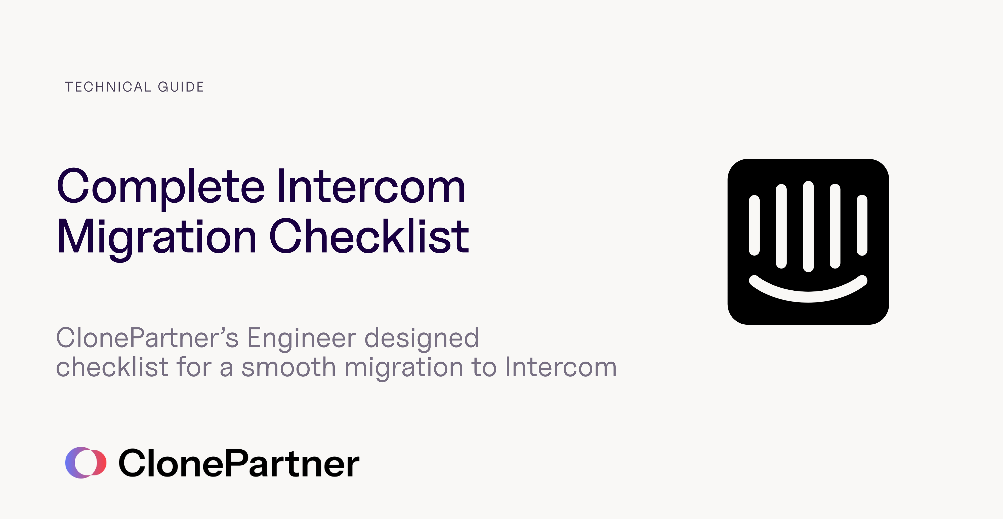 Intercom Migration Checklist