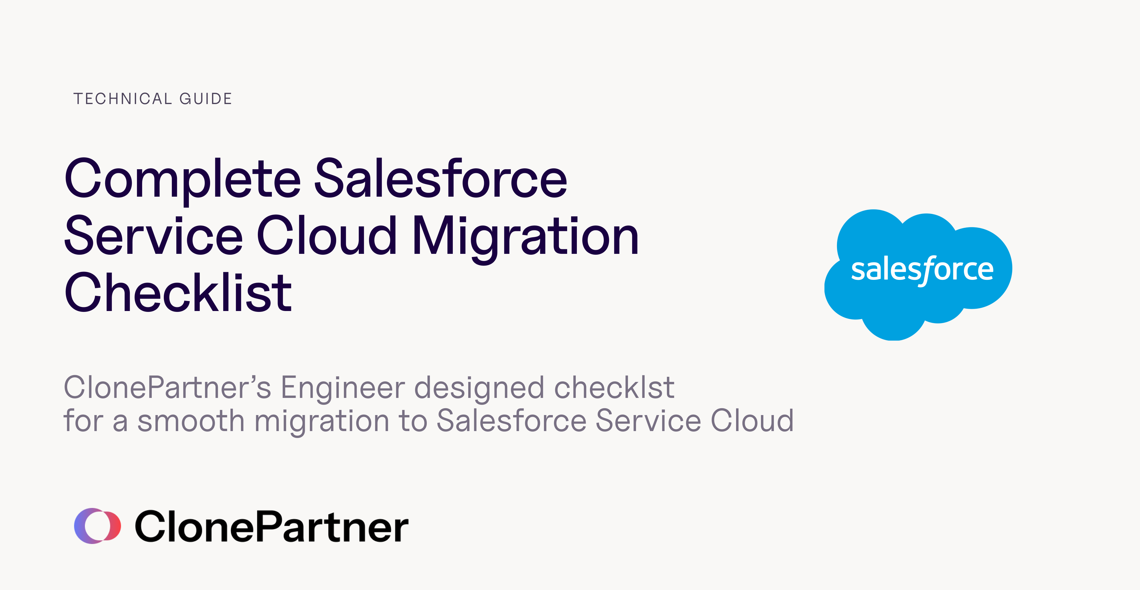 Salesforce Service Cloud Migration Checklist