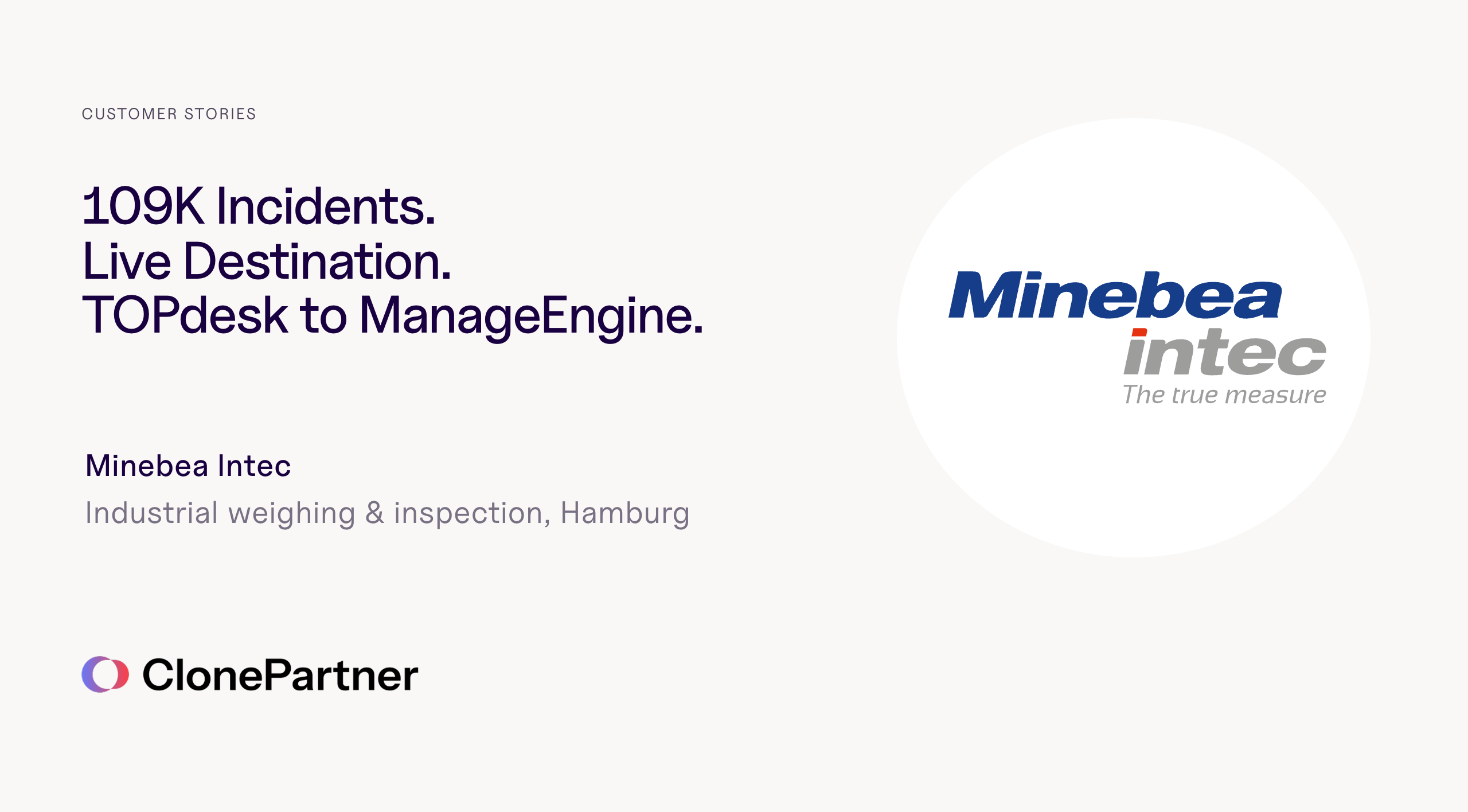 How Minebea Intec Moved 12 Years of Incidents from TOPdesk to ManageEngine ServiceDesk Plus Against a Contract Expiry