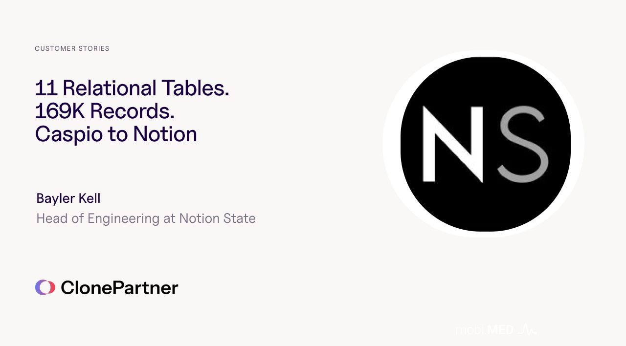 How Notion State Migrated 169K Records Across 11 Relational Tables from Caspio to Notion